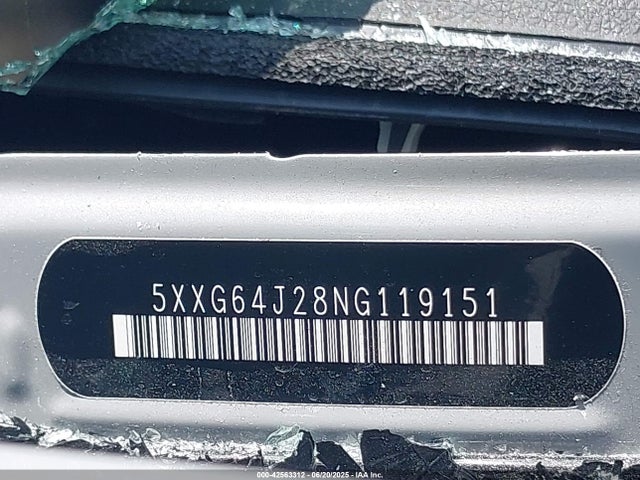 5XXG64J28NG119151 KIA t-gdi gamma ii