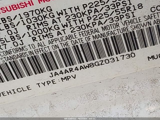 2016 MITSUBISHI OUTLANDER SPORT JA4AR4AW8GZ031730 Photo 8