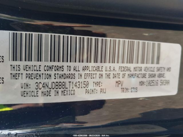 2020 JEEP COMPASS 3C4NJDBB8LT143150 Photo 8