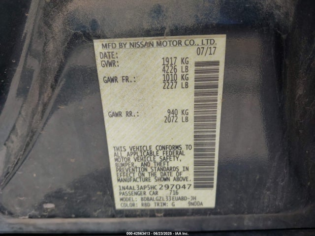 1N4AL3AP5HC297047 Nissan 2017