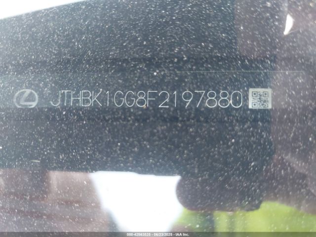 2015 LEXUS ES 350 JTHBK1GG8F2197880 Photo 8