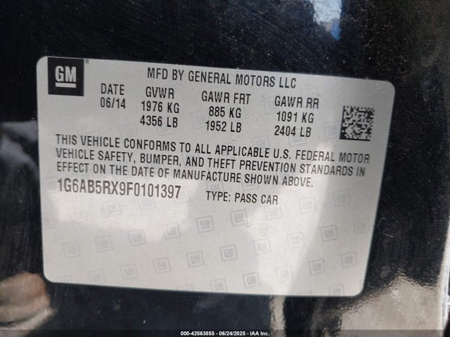 2015 CADILLAC ATS 1G6AB5RX9F0101397 Photo 8