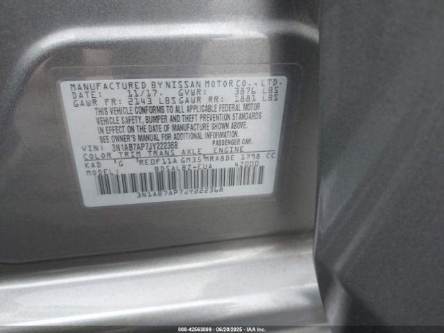2018 NISSAN SENTRA 3N1AB7AP7JY222368 Photo 8