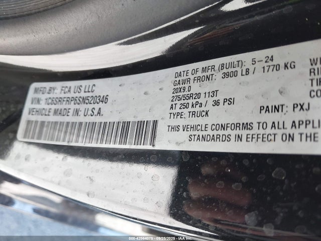 RAM 2025 2025 1C6SRFRP6SN520346 Image 9
