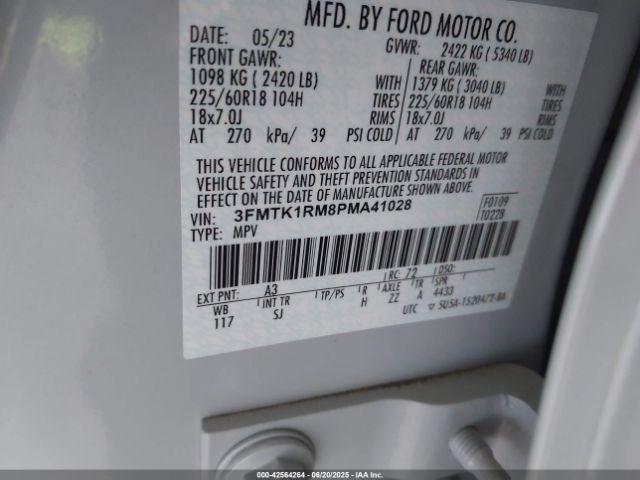 2023 FORD MUSTANG MACH-E 3FMTK1RM8PMA41028 Photo 8
