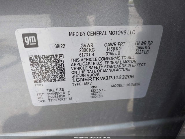 Chevrolet lfy 2023 1GNERFKW3PJ123206 Image 9