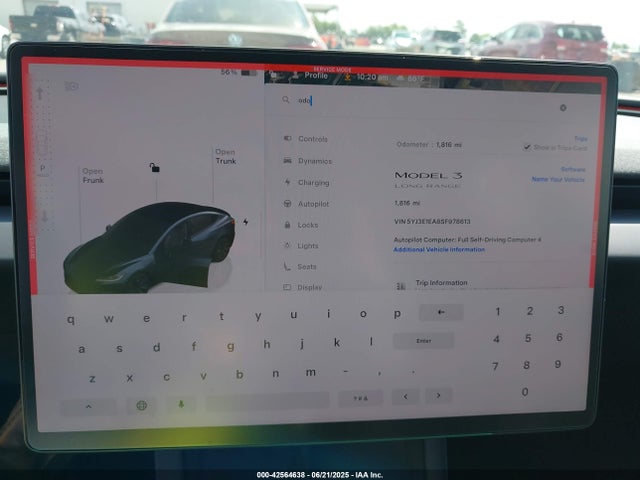 2025 TESLA MODEL 3 5YJ3E1EA8SF978613 Photo 6