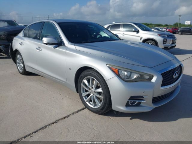 42564676 :رقم المزاد ، JN1BV7AR7FM394407 vin ، 2015 Infiniti Q50 Premium مزاد بيع
