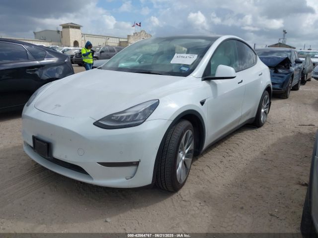 2021 TESLA MODEL Y 5YJYGAEE5MF247174 Photo 1