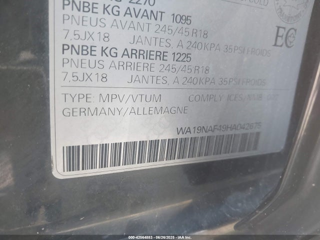 2017 AUDI A4 ALLROAD WA19NAF49HA042675 Photo 8