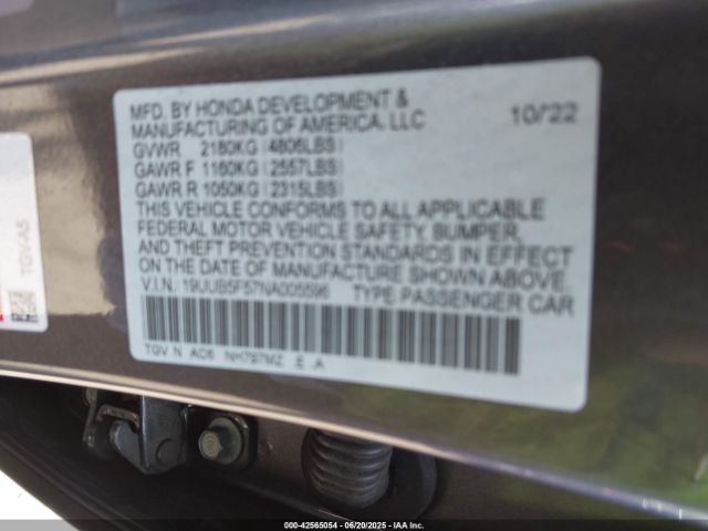 2022 ACURA TLX 19UUB5F57NA005596 Photo 8