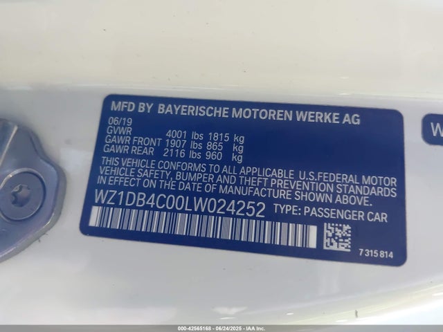 Toyota Supra 2020 WZ1DB4C00LW024252 Image 9