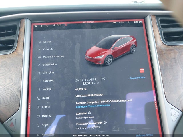 2018 TESLA MODEL X 5YJXCBE29JF123231 Photo 6