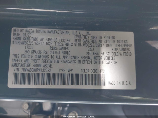 Mazda py 2023 7MMVABCM8PN132322 Image 9