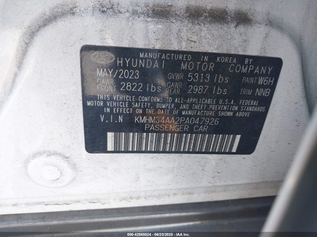 Hyundai 2023 2023 KMHM34AA2PA047926 Image 9