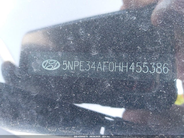 Hyundai 2017 2017 5NPE34AF0HH455386 Image 9