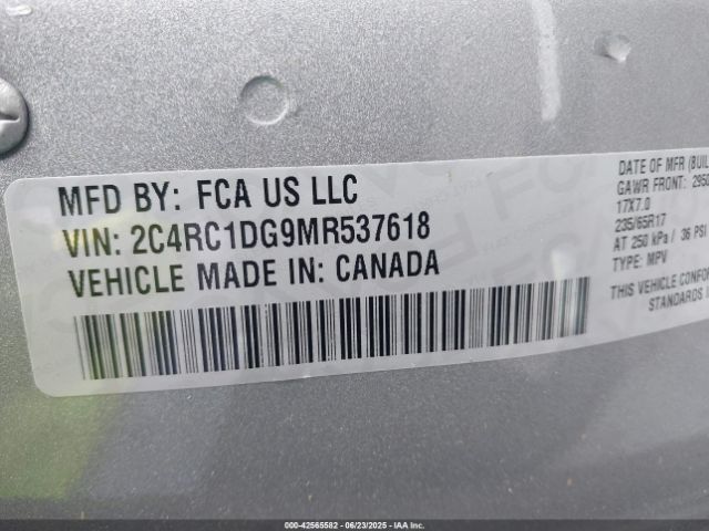 2021 CHRYSLER VOYAGER 2C4RC1DG9MR537618 Photo 8