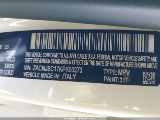 2019 JEEP RENEGADE ZACNJBC17KPK00273 Photo 8