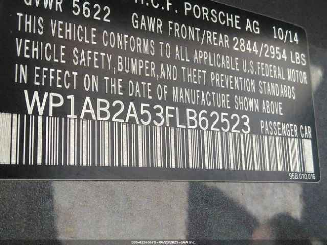 2015 PORSCHE MACAN WP1AB2A53FLB62523 Photo 8