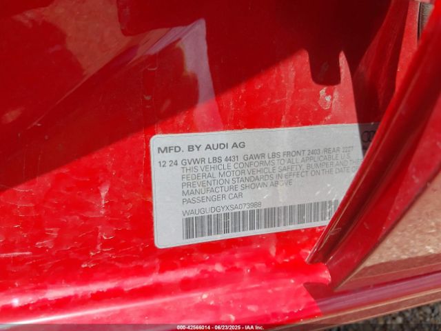 2025 AUDI A3 WAUGUDGYXSA073988 Photo 8