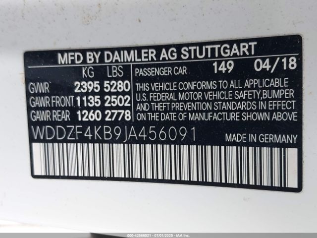 2018 MERCEDES-BENZ E 300 WDDZF4KB9JA456091 Photo 8