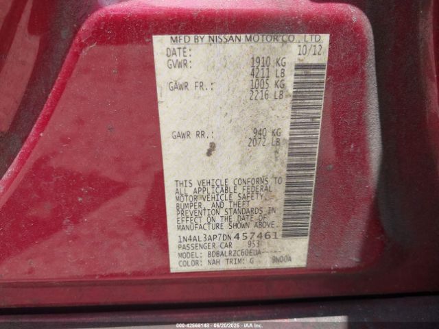 2013 NISSAN ALTIMA 1N4AL3AP7DN457461 Photo 8