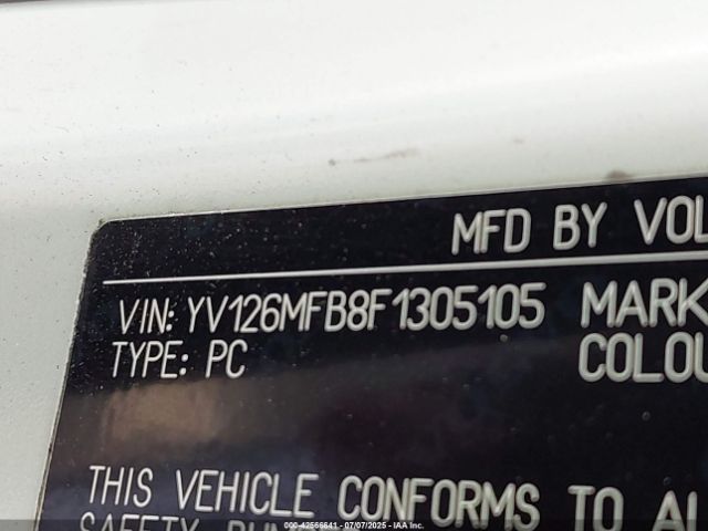 2015 VOLVO S60 YV126MFB8F1305105 Photo 8