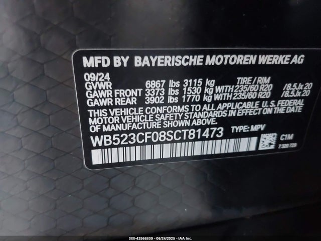 WB523CF08SCT81473 BMW Ix