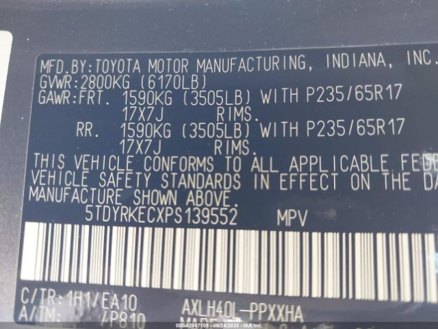 2023 TOYOTA SIENNA 5TDYRKECXPS139552 Photo 8