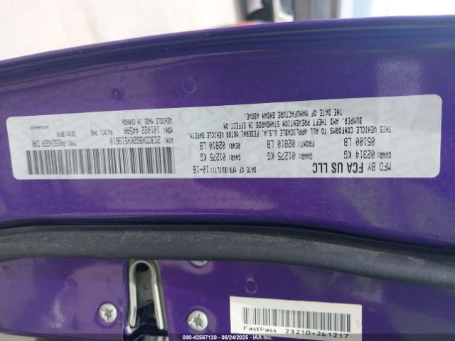 2019 DODGE CHARGER 2C3CDXBG2KH519610 Photo 8