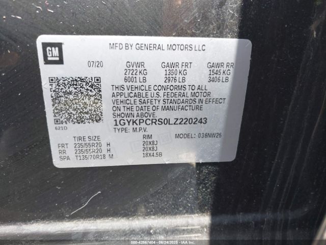 2020 CADILLAC XT6 1GYKPCRS0LZ220243 Photo 8
