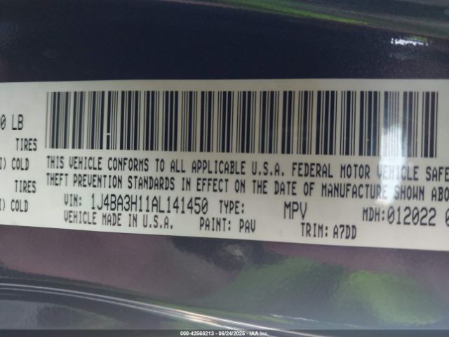 2010 JEEP WRANGLER UNLIMITED 1J4BA3H11AL141450 Photo 8