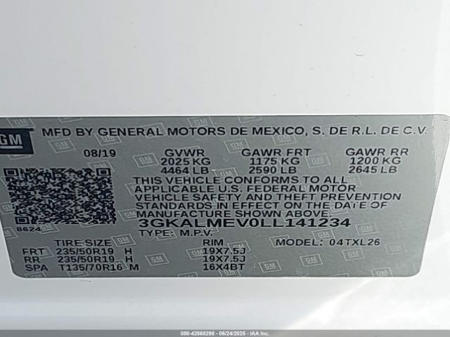 2020 GMC TERRAIN 3GKALMEV0LL141234 Photo 8