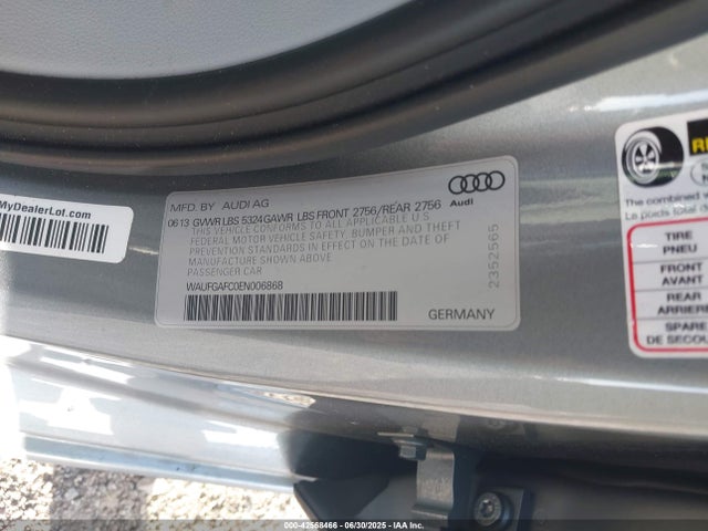 2014 AUDI A6 WAUFGAFC0EN006868 Photo 8