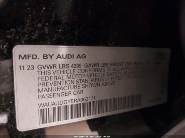 2024 AUDI A3 WAUAUDGY5RA062171 Photo 8