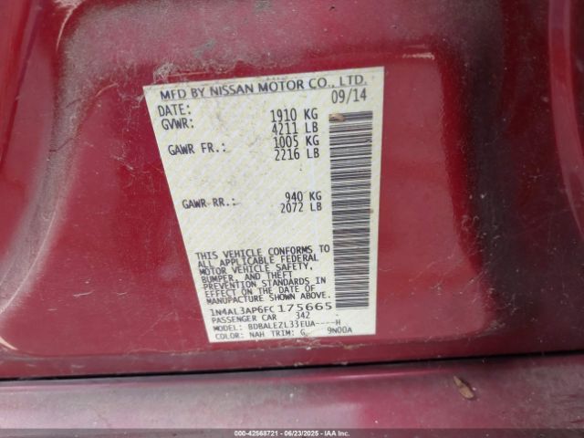 1N4AL3AP6FC175665 Nissan 2015