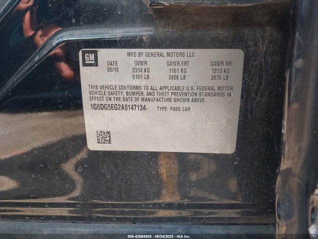 2010 CADILLAC CTS 1G6DG5EG2A0147134 Photo 8