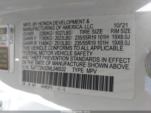 2021 ACURA RDX 5J8TC2H32ML046532 Photo 8