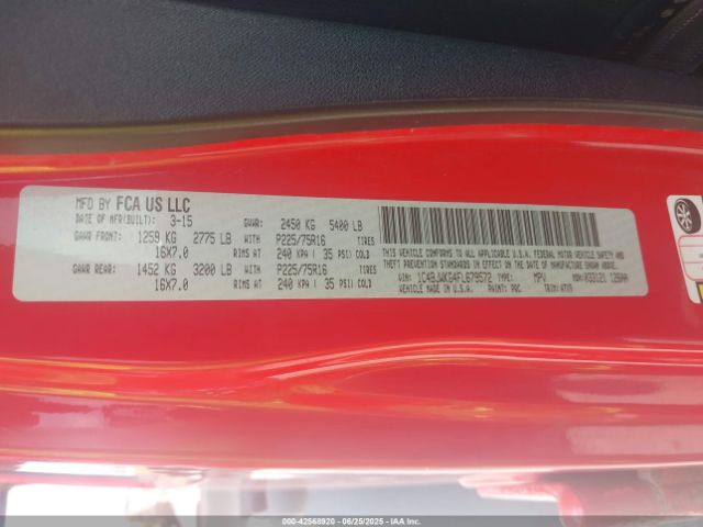 2015 JEEP WRANGLER UNLIMITED 1C4BJWKG4FL679572 Photo 8
