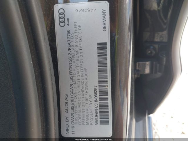 2017 AUDI A6 WAUF8AFC9HN066357 Photo 8