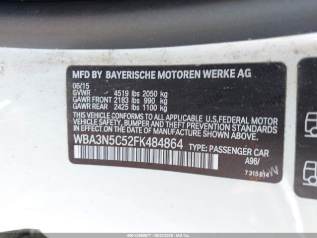 2015 BMW 428I WBA3N5C52FK484864 Photo 8