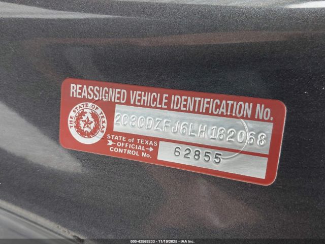 2020 DODGE CHALLENGER 2C3CDZFJ6LH182068 Photo 8