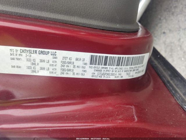2010 DODGE DAKOTA 1D7CW5GP3AS156914 Photo 8