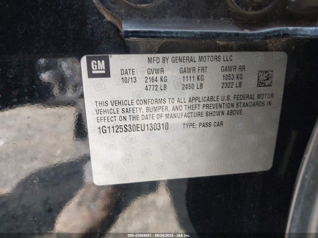 1G1125S30EU130310 Chevrolet lfx