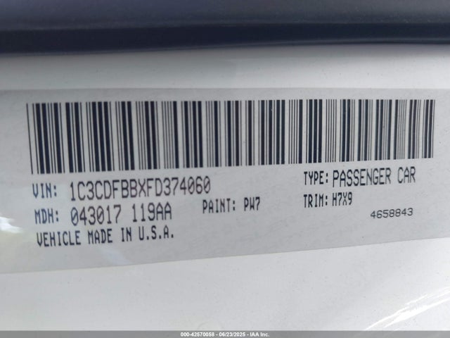 1C3CDFBBXFD374060 Dodge 2015
