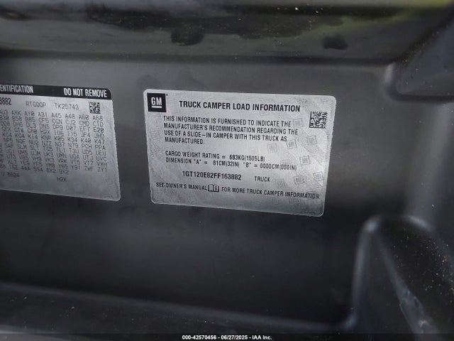 GMC lml 2015 1GT120E82FF163882 Image 9