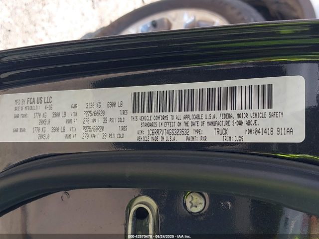 1C6RR7VT4GS323532 RAM 1500