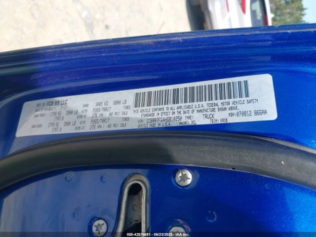 1C6RR7FG4HS810250 RAM 1500