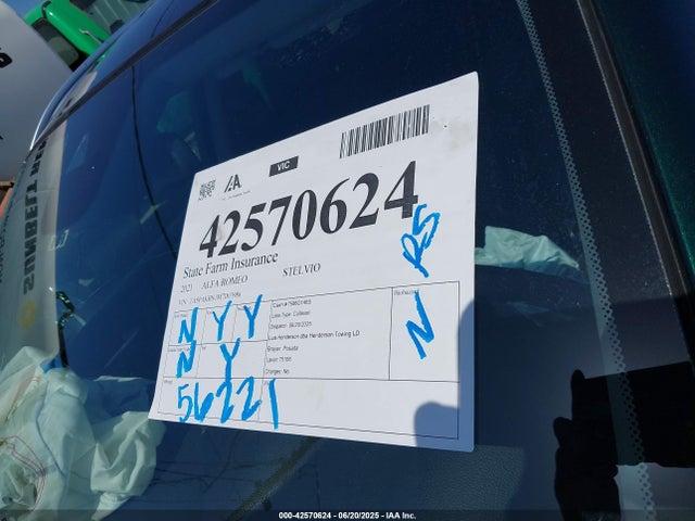 ZASPAKBN1M7D03986 Alfa Romeo Stelvio