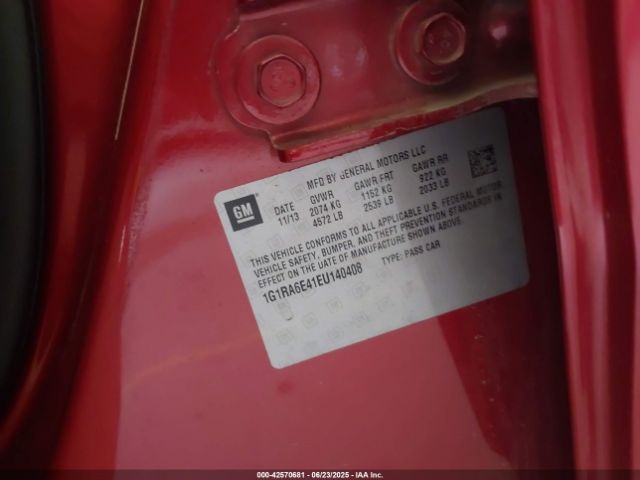 2014 CHEVROLET VOLT 1G1RA6E41EU140408 Photo 8